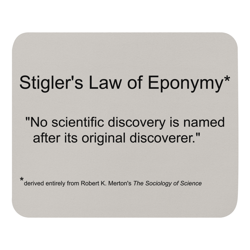 Stigler's Law Grey