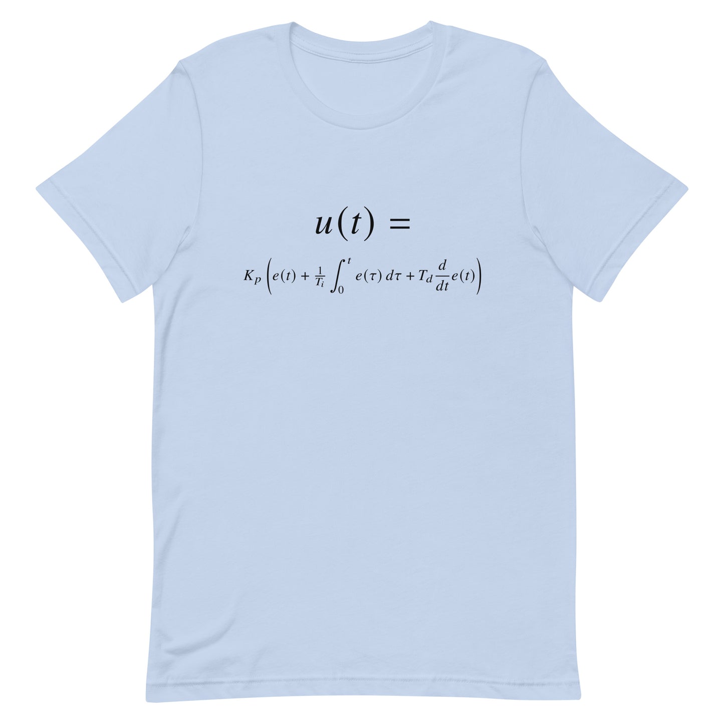 Mockup of Baby Blue T-Shirt with PID Controller