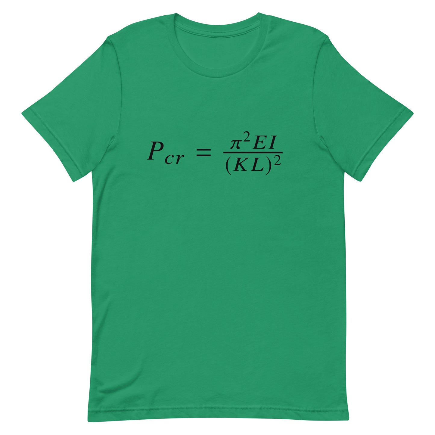 Mockup of Kelly T-Shirt with Load-Bearing Column Equation