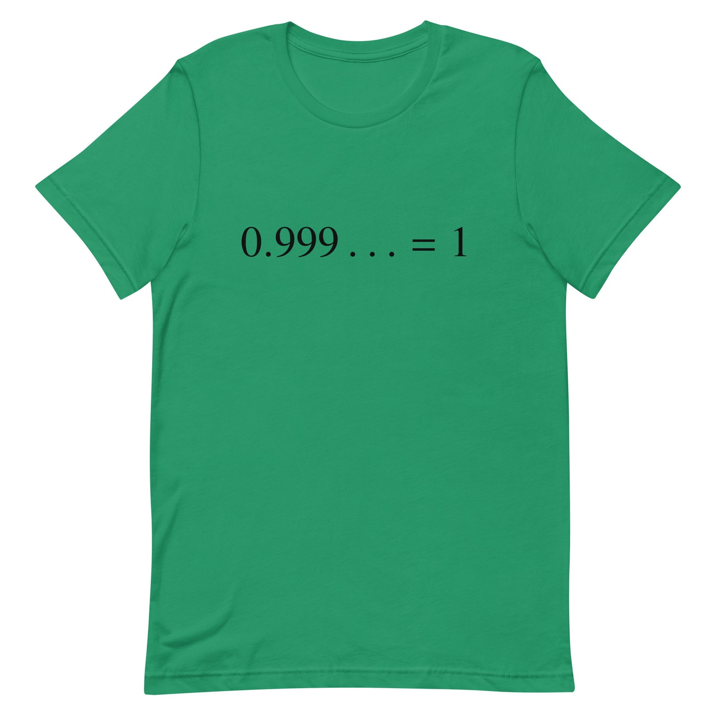 Mockup of Kelly T-Shirt with Repeating Decimal Identity