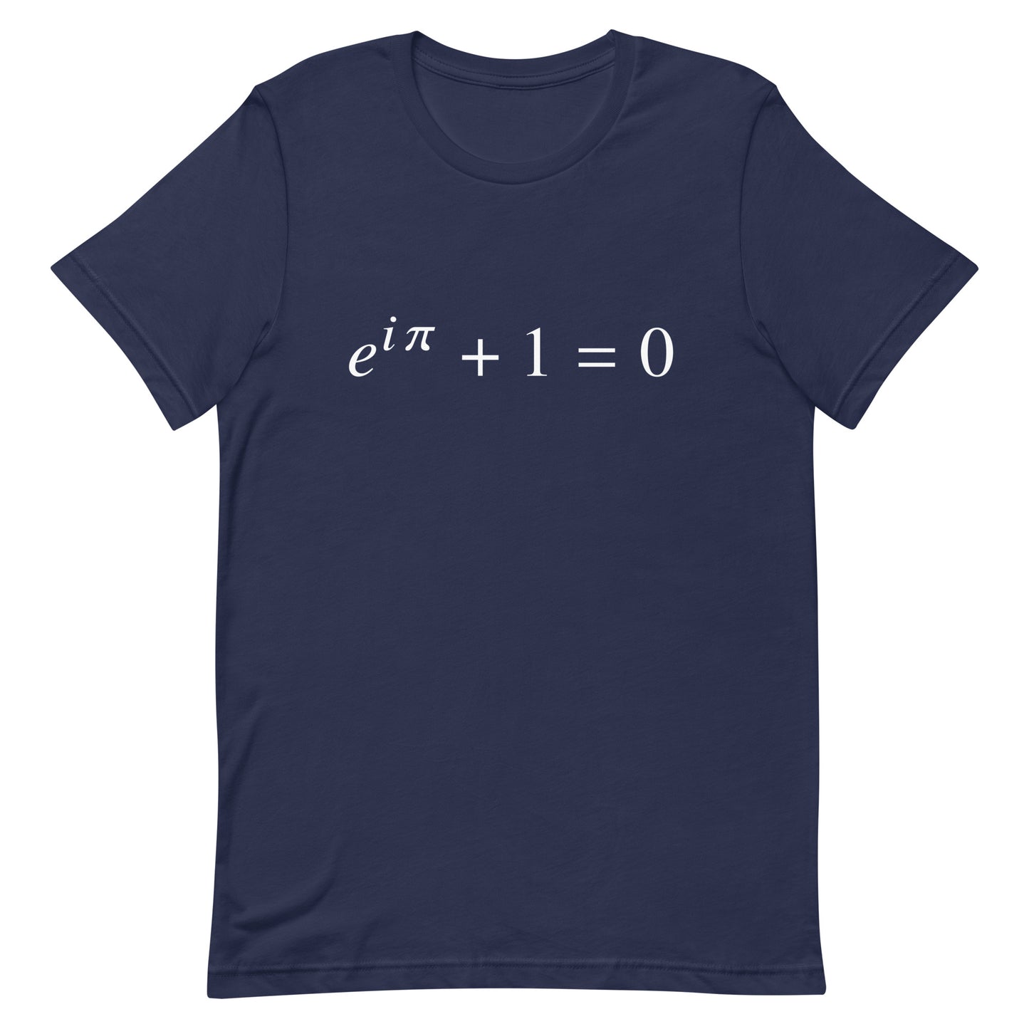 Mockup of Navy T-Shirt with Euler's Identity
