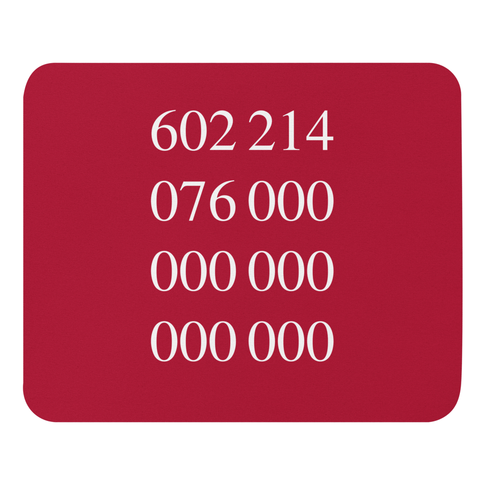 Avagadro's number Red