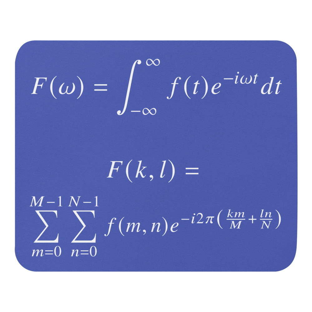 Fourier Transform Blue