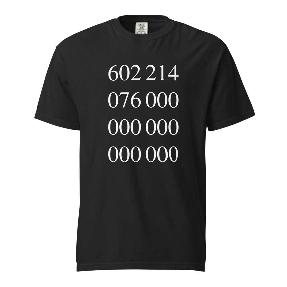 Avagadro's number Black