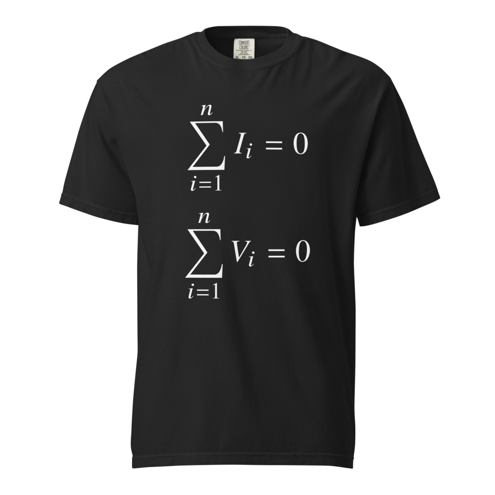 Kirchhoff's circuit laws Black