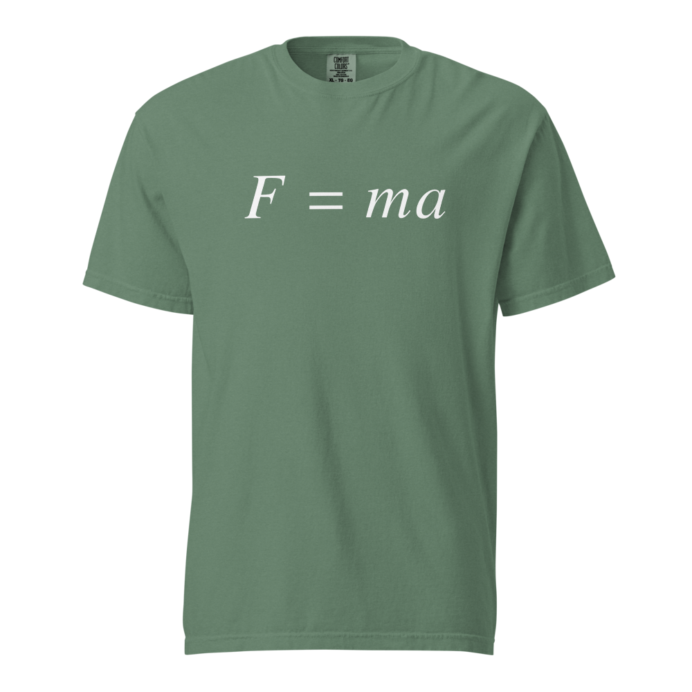 Newton's Second Law Light Green