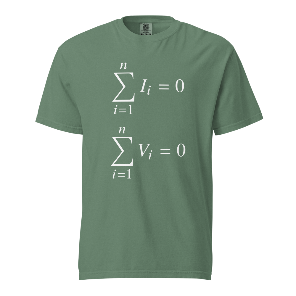 Kirchhoff's circuit laws Light Green