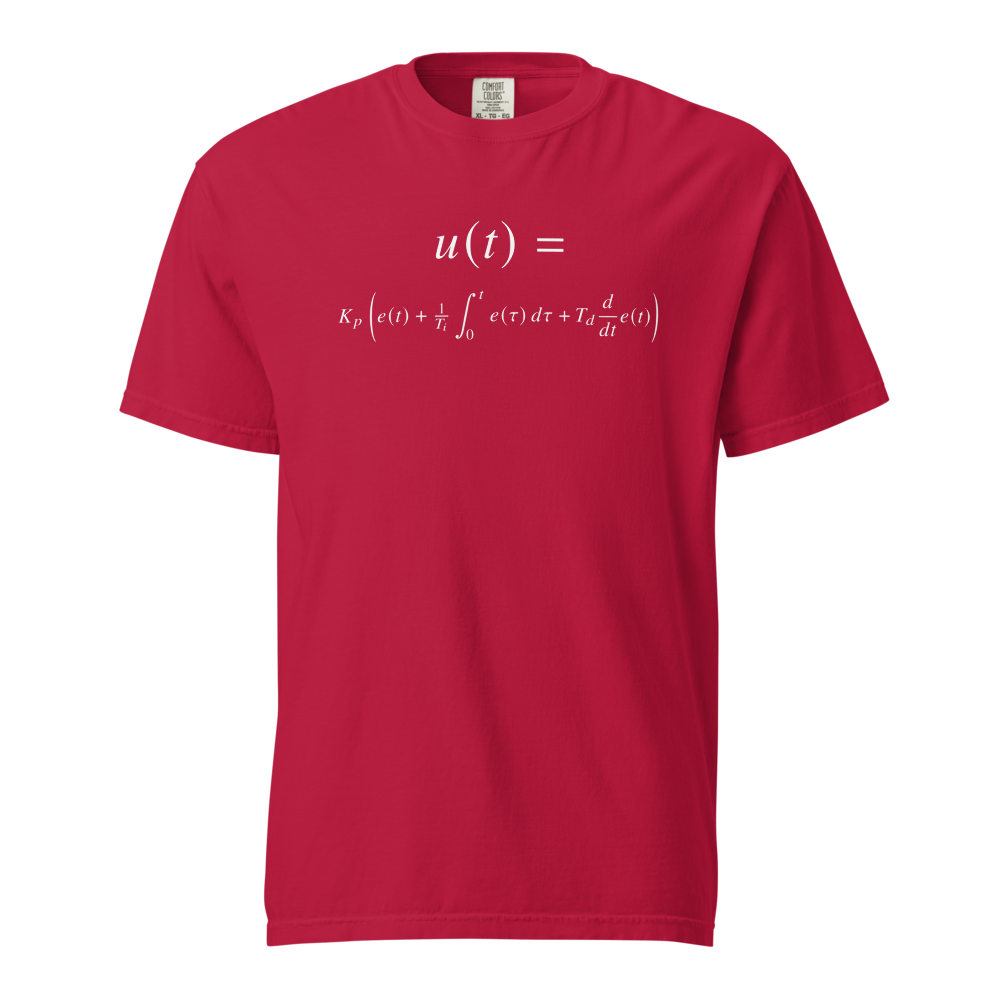 PID Controller Equation Red