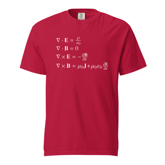 Maxwell's Equations Red