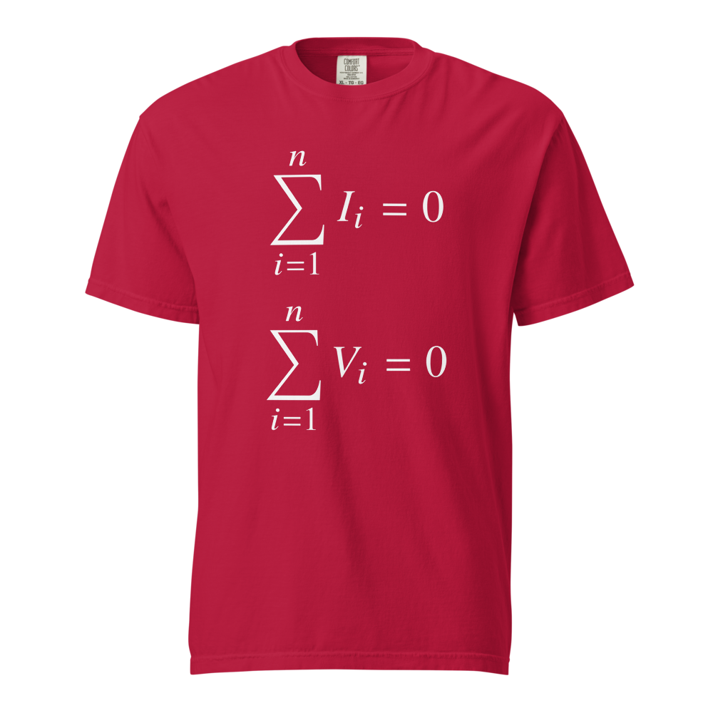 Kirchhoff's circuit laws Red