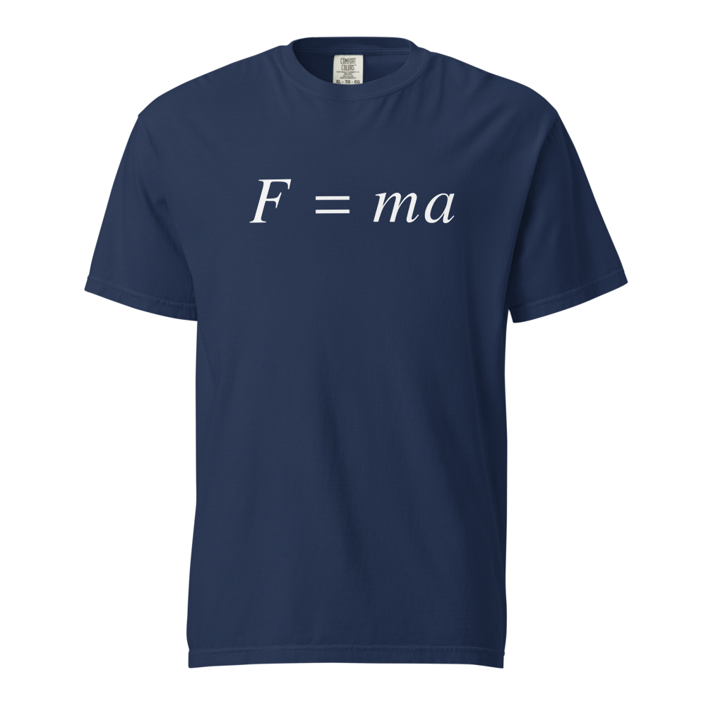 Newton's Second Law True Navy