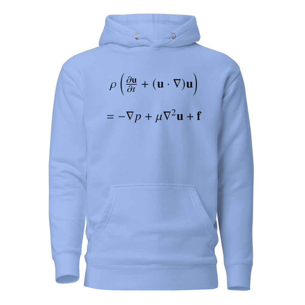 Navier-Stokes Equation Carolina Blue