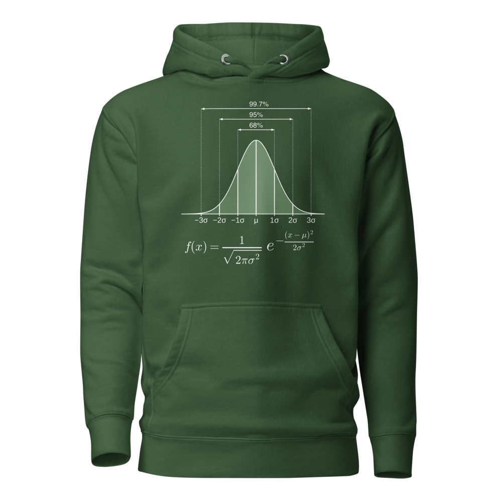 Normal Distribution Forest Green
