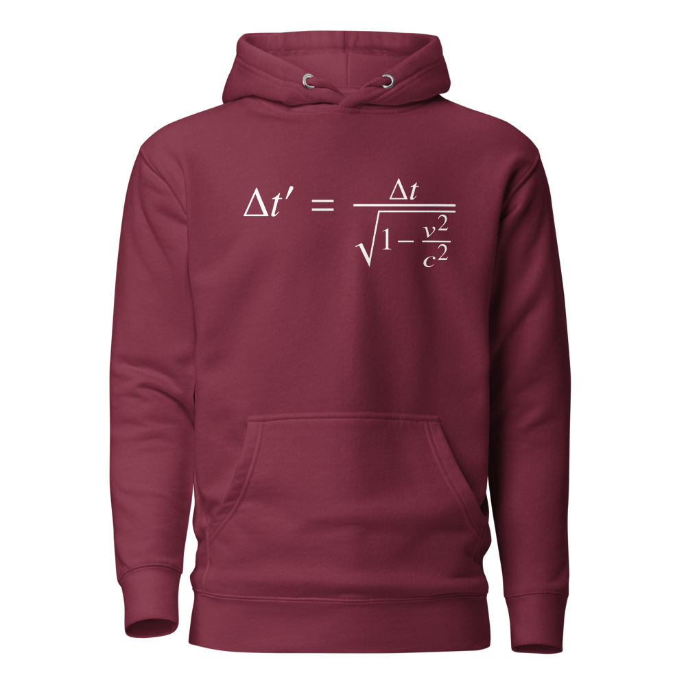 Time Dilation Maroon