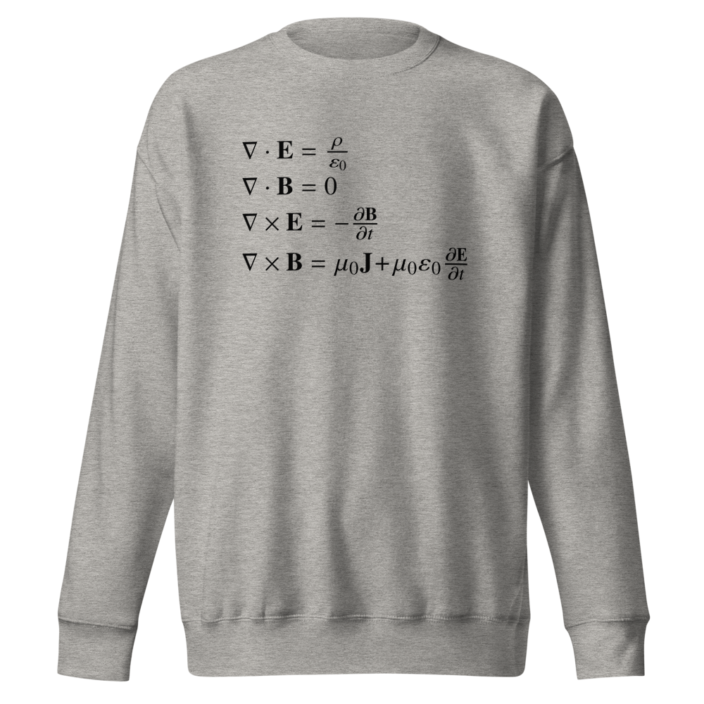 Maxwell's Equations Carbon Grey