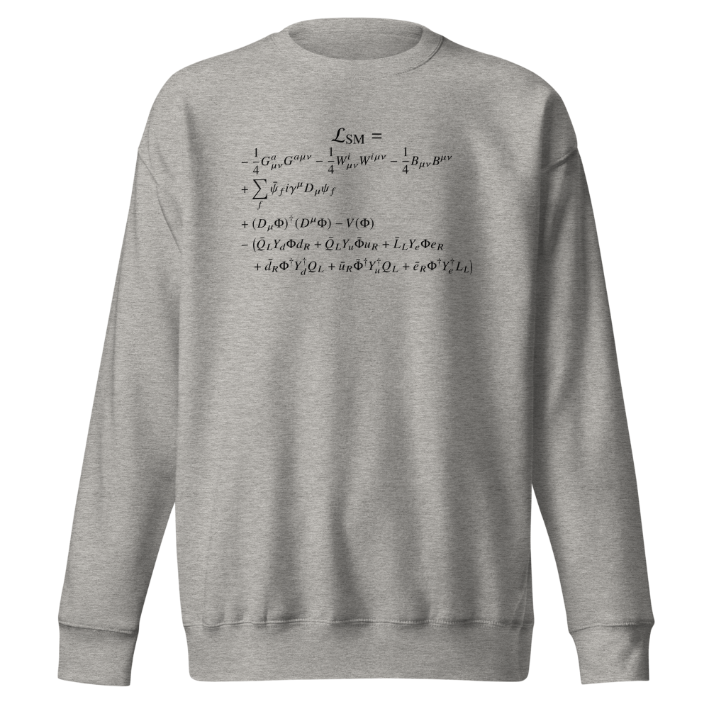 Standard Model Lagrangian Carbon Grey