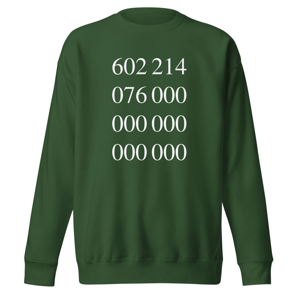 Avagadro's number Forest Green