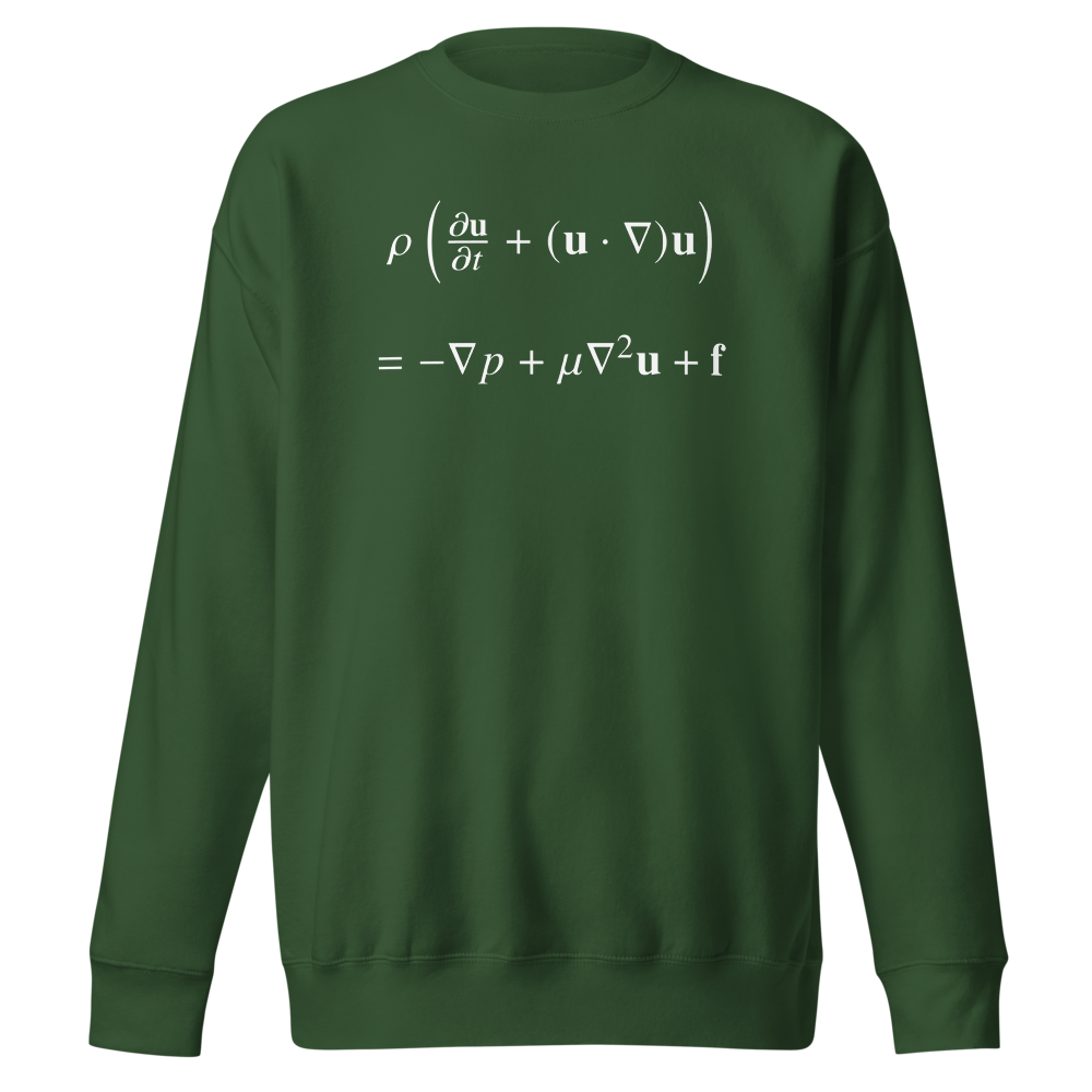 Navier-Stokes Equation Forest Green