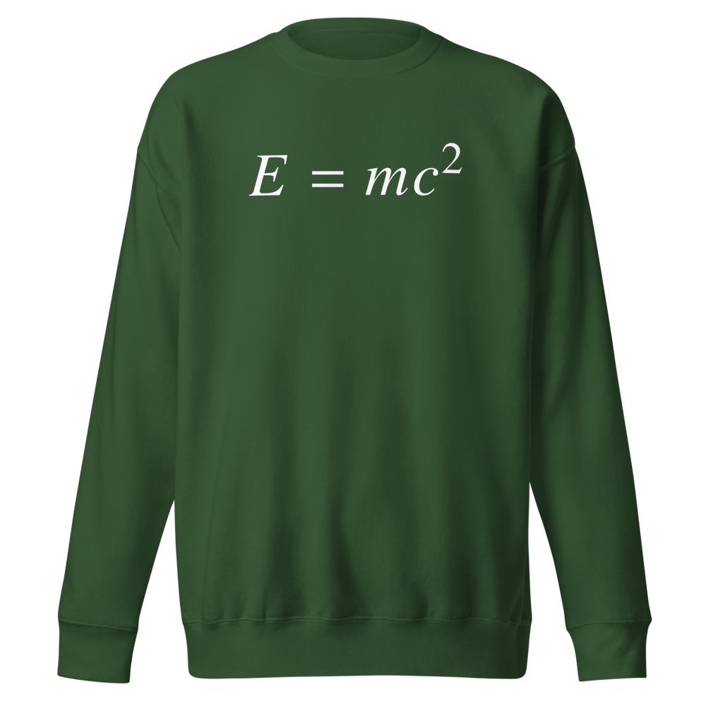 Mass-energy Equivalence Forest Green