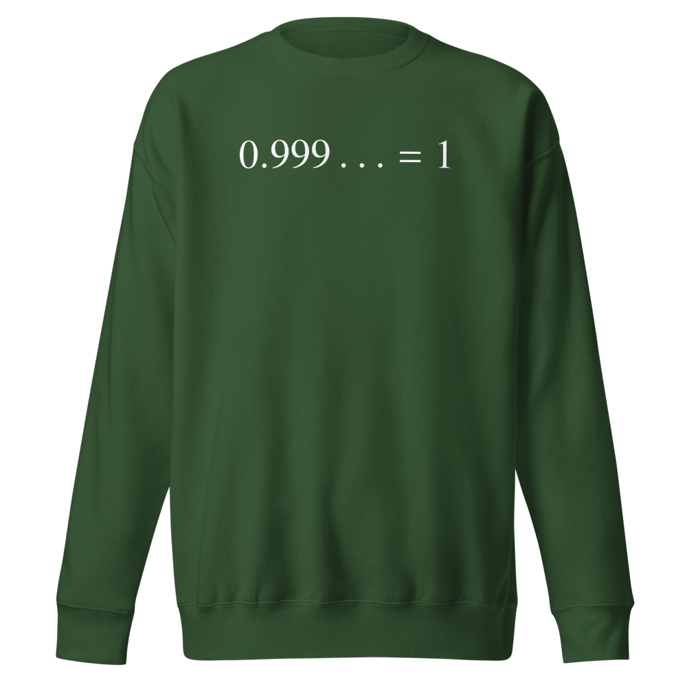 Repeating Decimal Identity Forest Green