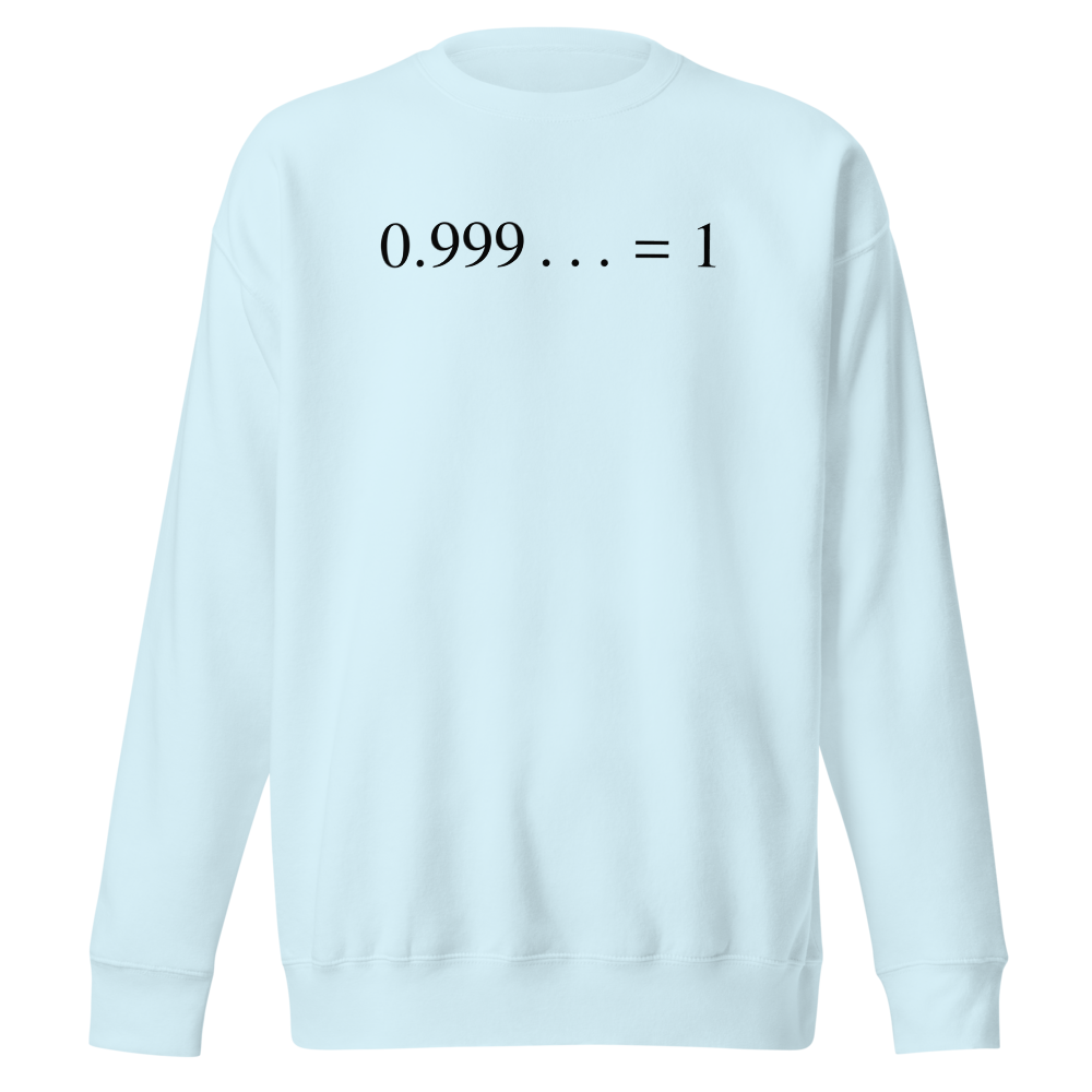 Repeating Decimal Identity Sky Blue