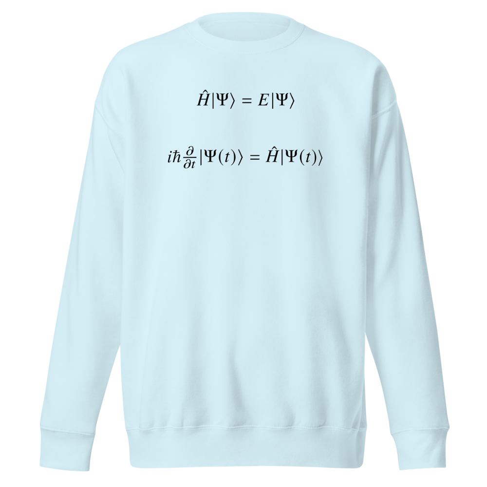 Schrödinger Equation Sky Blue