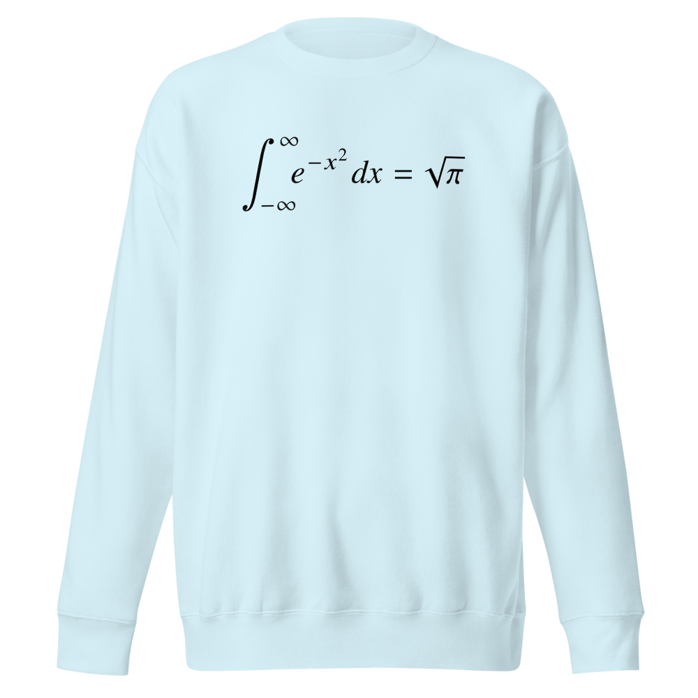 Gaussian Integral Sky Blue