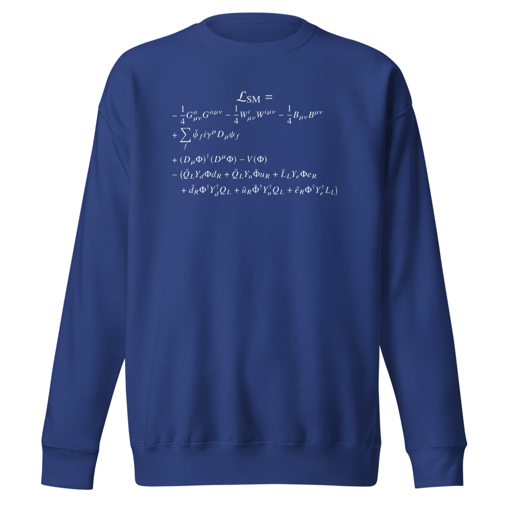 Standard Model Lagrangian Team Royal
