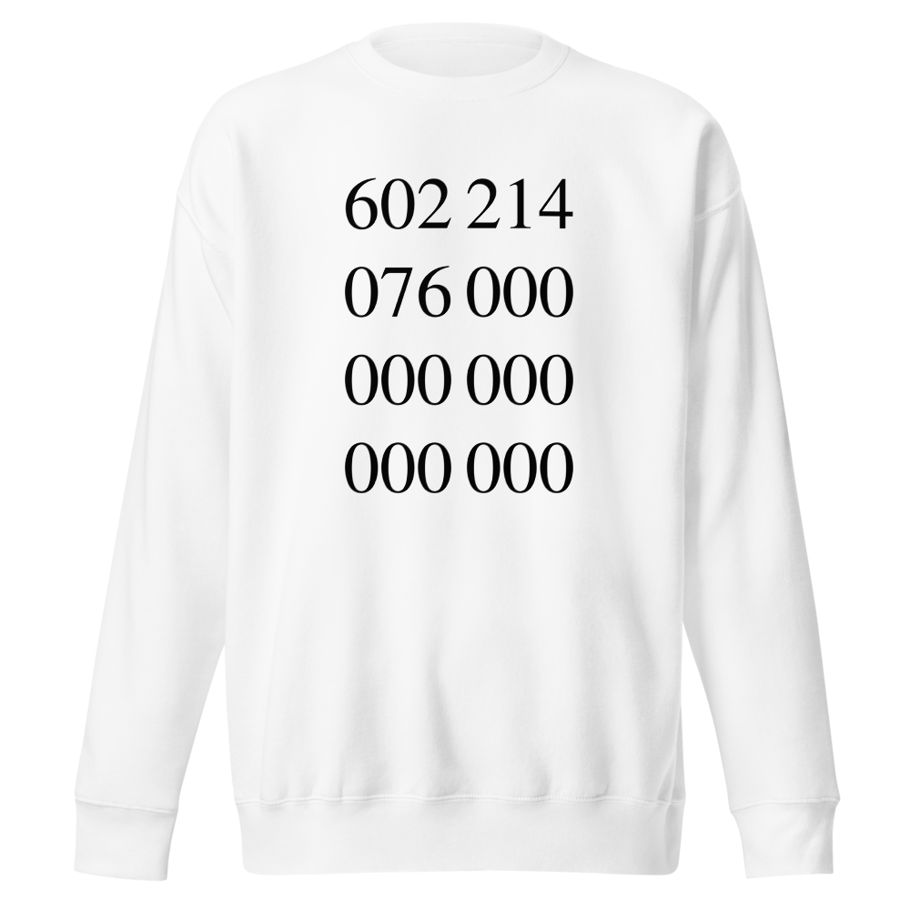 Avagadro's number White