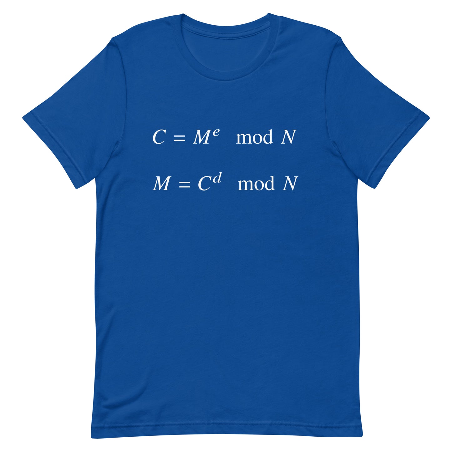 Mockup of True Royal T-Shirt with RSA